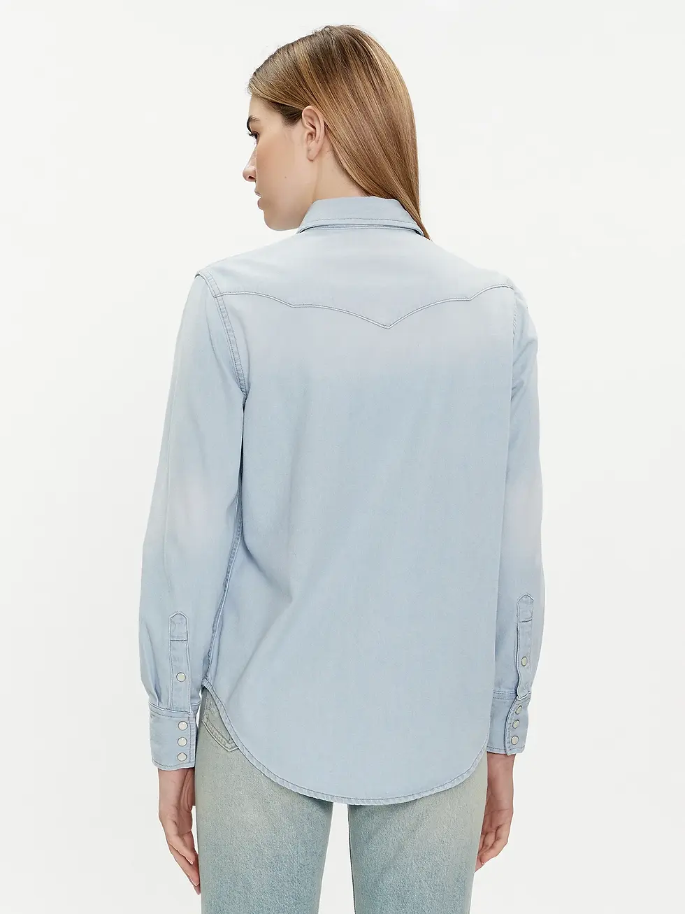 Μικρογραφία: Wrangler Τζιν πουκάμισο 112351961 Μπλε Regular Fit