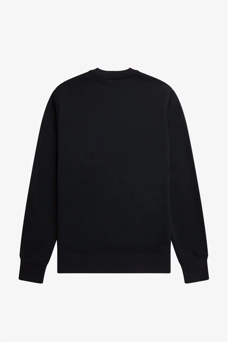 Thumbnail: Fred Perry  Φούτερ Ανδρικό - Embroidered Sweatshirt - M4727-795  Navy  Μια πιο δ