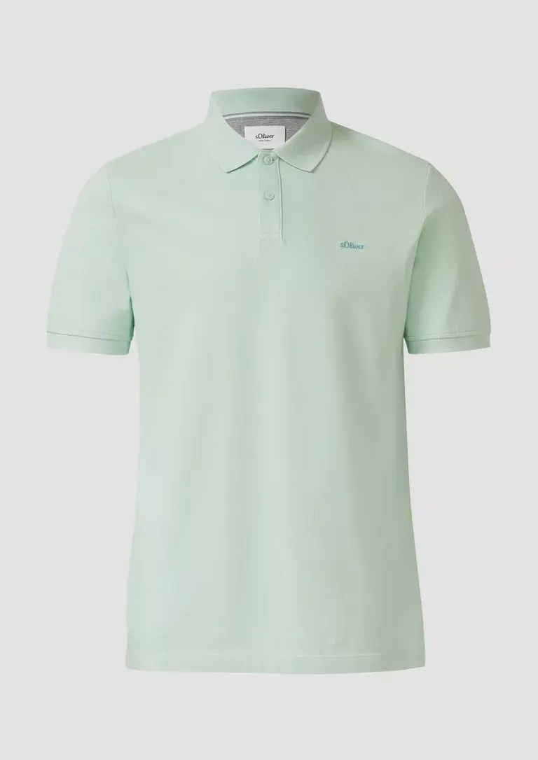 Thumbnail: s.Oliver Cotton piqué polo shirt