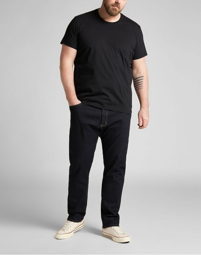 Μικρογραφία: T-Shirt Lee CREW BLACK Πακέτο 2 Τεμαχίων Μαύρο