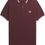 Μικρογραφία: Fred Perry Polo Μπλούζα Κοντομάνικη Oxblood