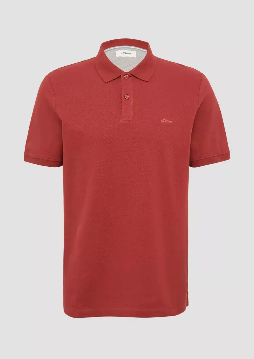 Thumbnail: s.Oliver Cotton piqué polo shirt
