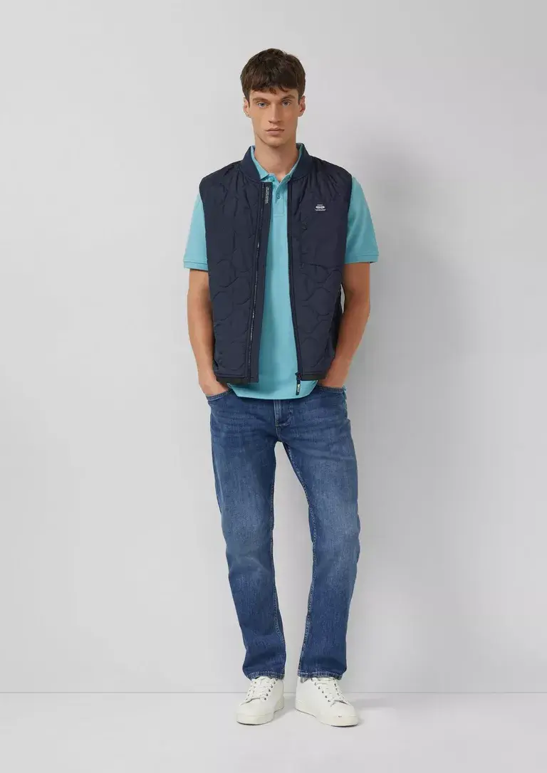 Thumbnail: s.Oliver Cotton piqué polo shirt