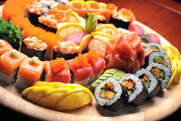 Arranged Food and Objects