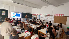 Sessões de Primeiros Socorros/Suporte Básico de Vida e Higiene na Escola de Santa Bárbara de Nexe