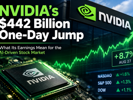 NVIDIA Earnings Ignite AI Boom and Spark Record 442 Billion Market Value Surge