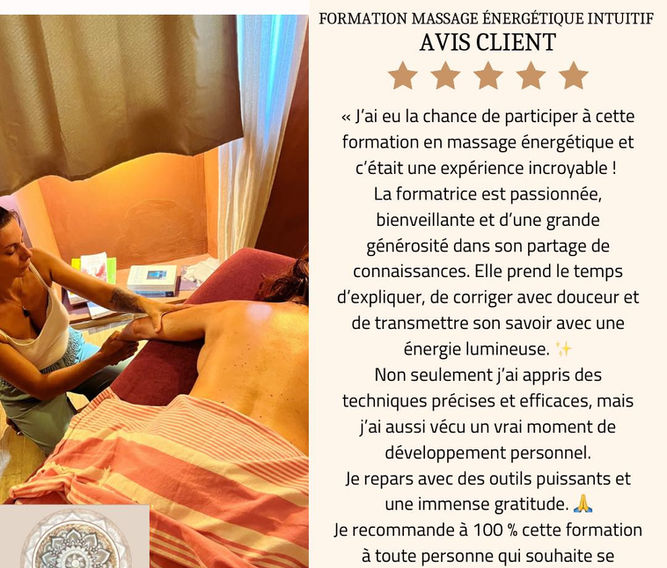 Formation massage énergétique intuitif