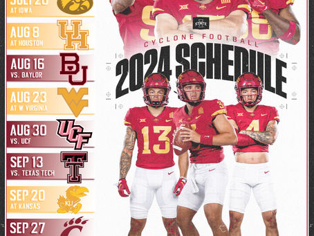Iowa State announces opponents for the 2024 season