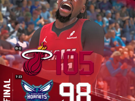 Game 5 Box Score: MIA Heat 105, CHA Hornets 98 (OT)