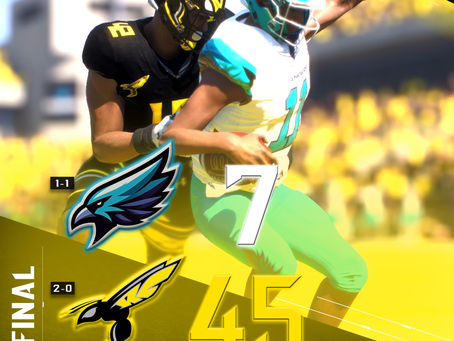 Week 2 Box Score: BHU Tangers 7, ASU Swarm 45