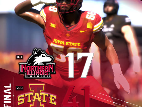 Week 2 Box Score: NIL Huskies 17, ISU Cyclones 41