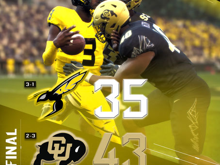 Week 5 Box Score: ASU Swarm 35, COL Buffaloes 43 (2OT)