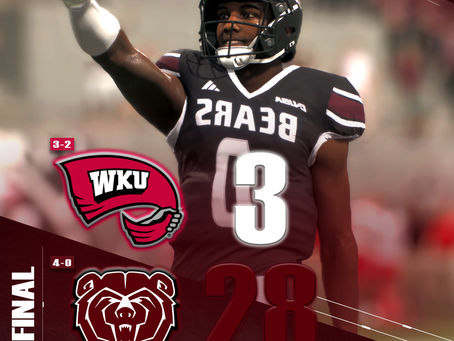 Week 5 Box Score: WKT Hilltoppers 3, MSU Bears 28