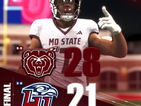 Week 11 Box Score: #21 MSU Bears 28, LIB Flames 21