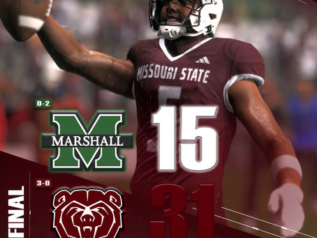 Week 2 Box Score: MAR Thundering Herd 15, MSU Bears 31