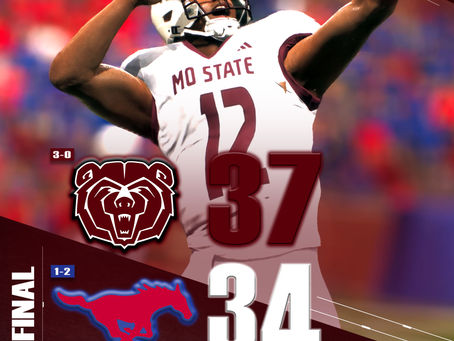 Week 3 Box Score: MSU Bears 37, SMU Mustangs 34 (OT)