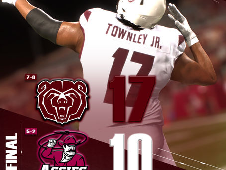 Week 9 Box Score: MSU Bears 17, MSU Bears 17, NMST Aggies 10