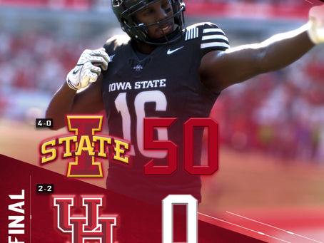 Week 5 Box Score: #13 ISU Cyclones 50, HOU Cougars 0