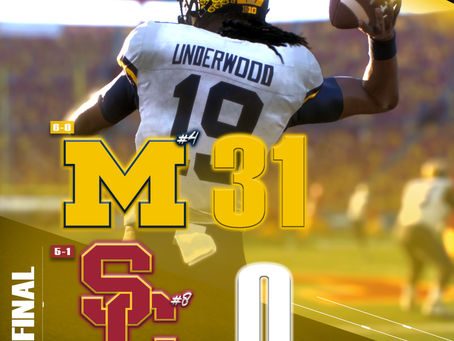 Week 7 Box Score: #4 MICH Wolverines 31, #8 USC Trojans 0