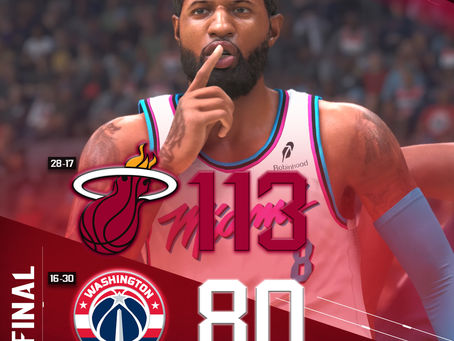Game 8 Box Score: MIA Heat 113, WAS Wizards 80