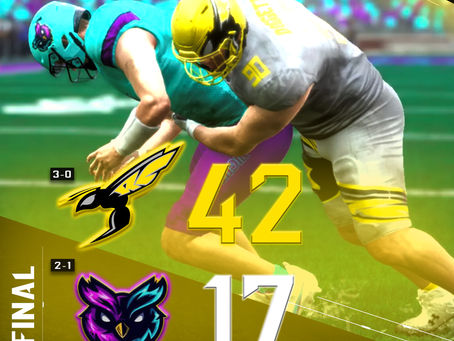 Week 3 Box Score: ASU Swarm 42, CLT Night Owls 17