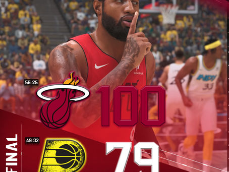 Game 13 Box Score: MIA Heat 100, IND Pacers 79