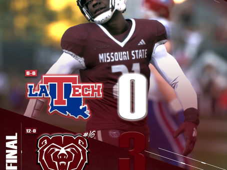 Week 14 Box Score: LTU Bulldogs 0, #12 MSU Bears 3
