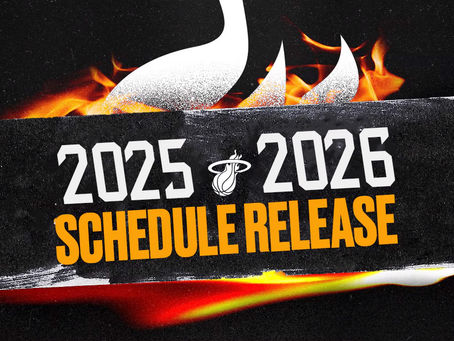 Miami Heat announce schedule for the 2025 season