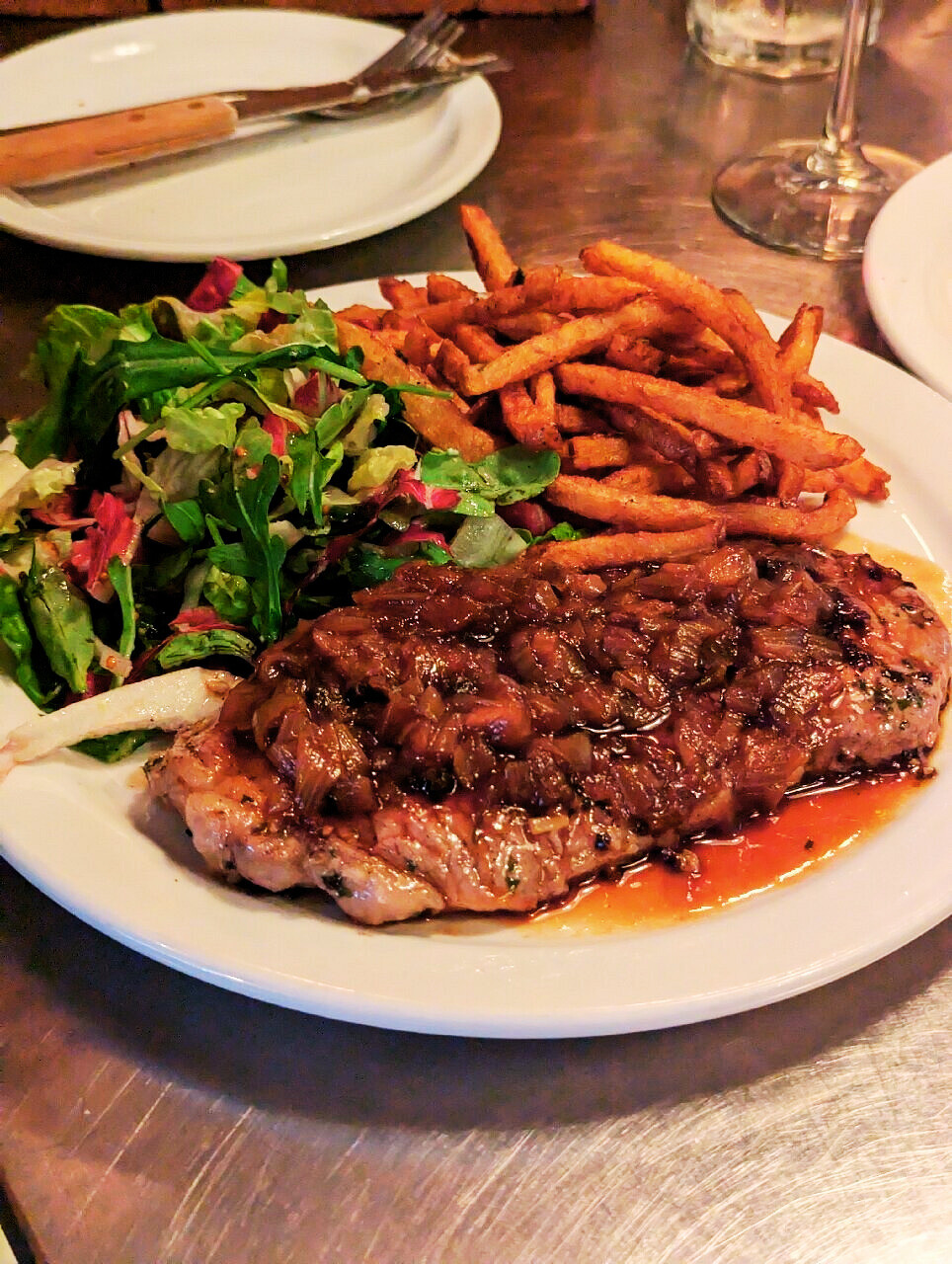 Marinated AAA Striploin Steak + Bordeaux Red