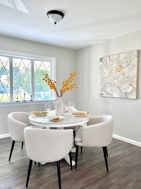 staged in eat in kitchen 
