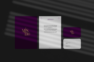 Branding Místico: papelería elegante, tarjetas de presentación
