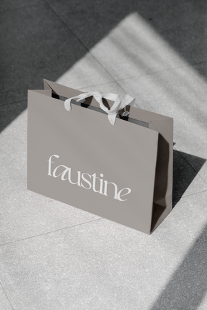 Bolso de compras Faustine: elegante y minimalista.