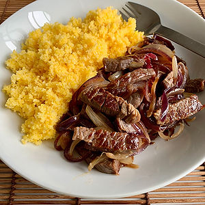 Cuscuz com carne de sol