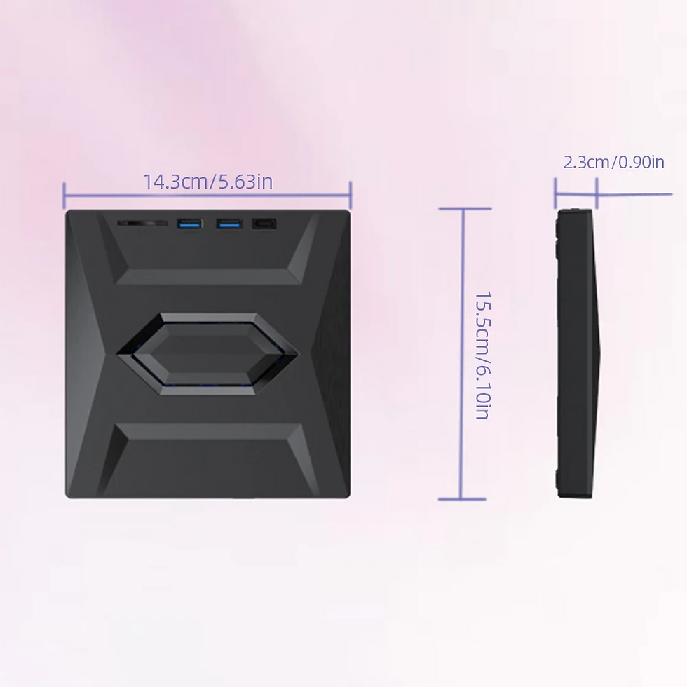 Miniatura: External CD DVD Drive USB 3.0 Writer Burner Player for PC Laptop Windows 11 10