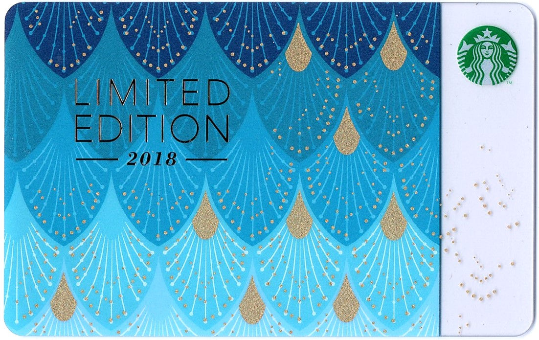New 2018 Starbucks Taiwan Card ANNIVERSARY