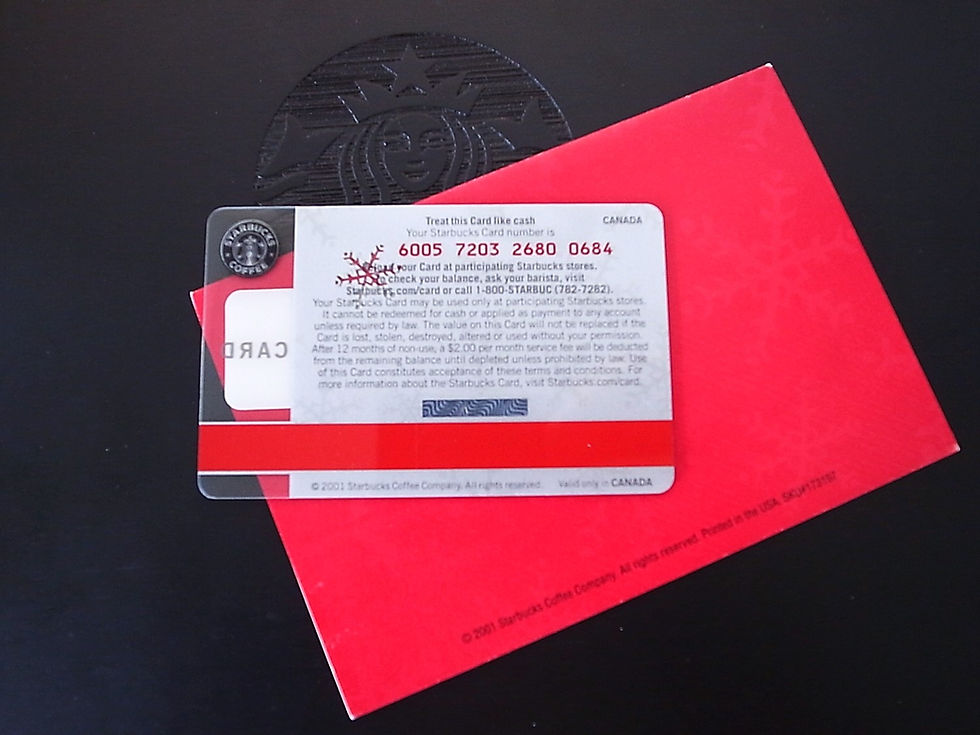 Thumbnail: Rare 2001 Starbucks CANADA SNOWFLAKE Card w/ HTF matching carrier