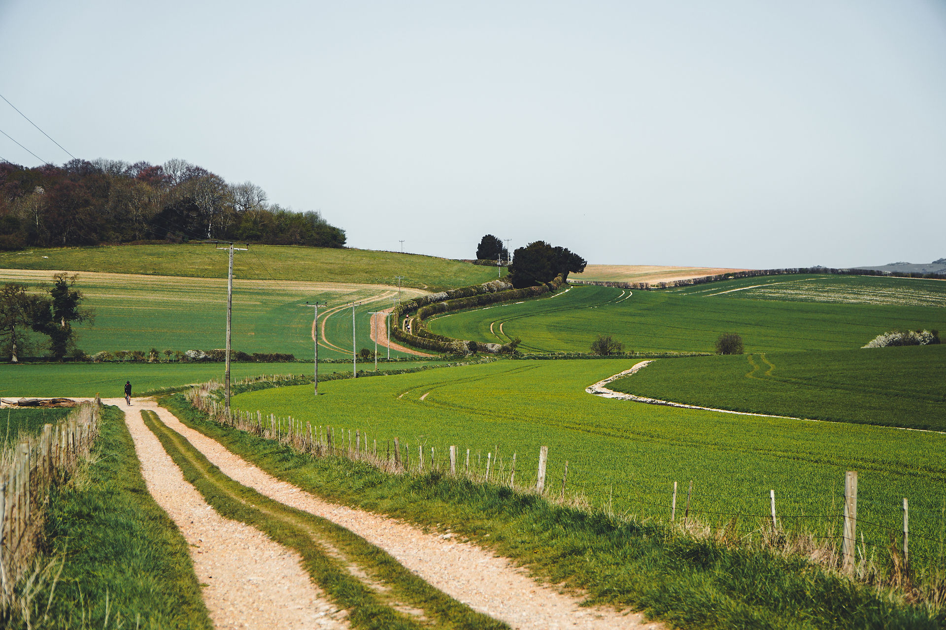 Gravel trails on the King Alfred's Way
