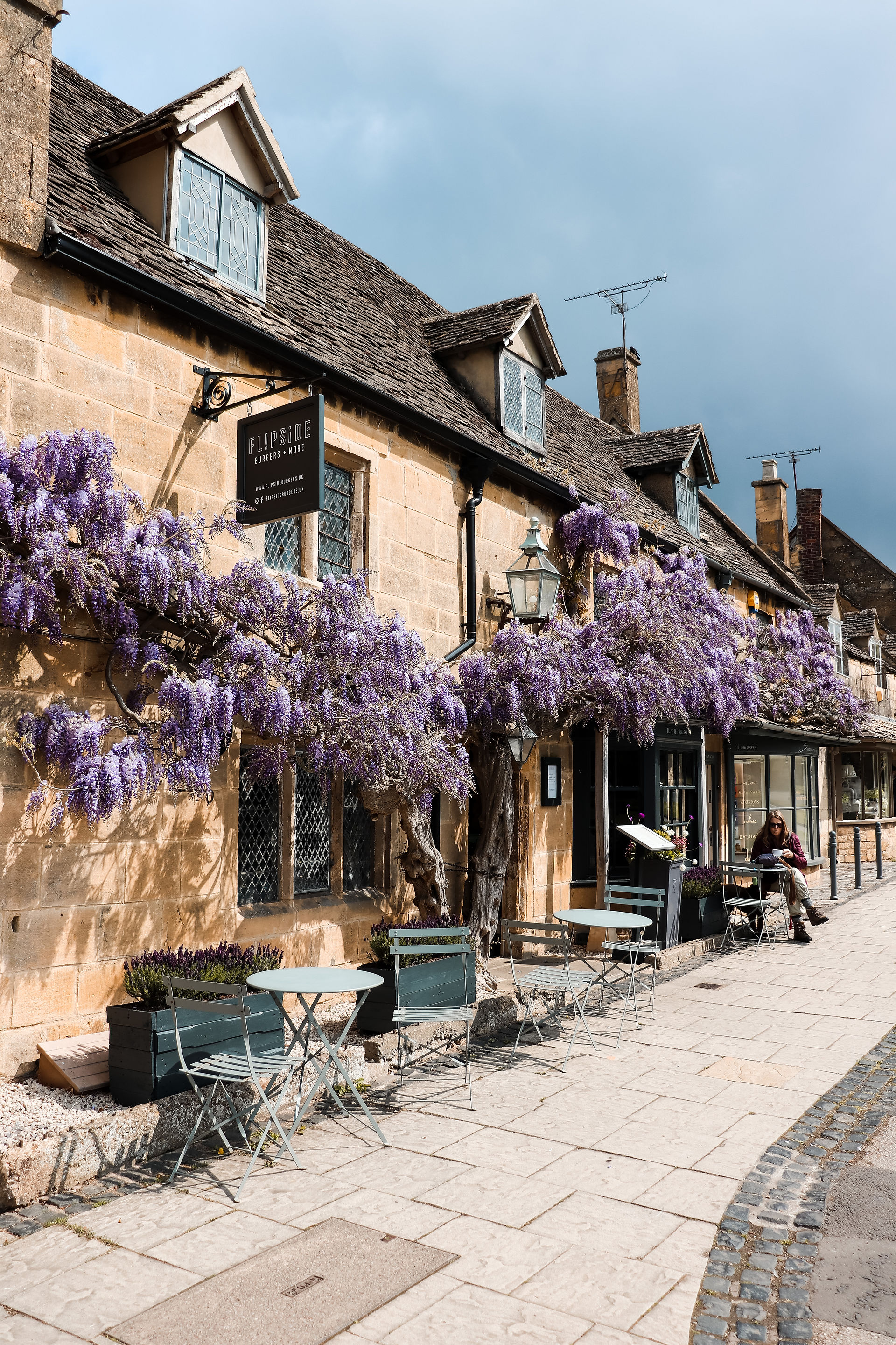 traditional Cotswolds village - wisteria season