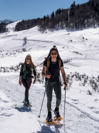 snowshoeing in the Pyrenees in France