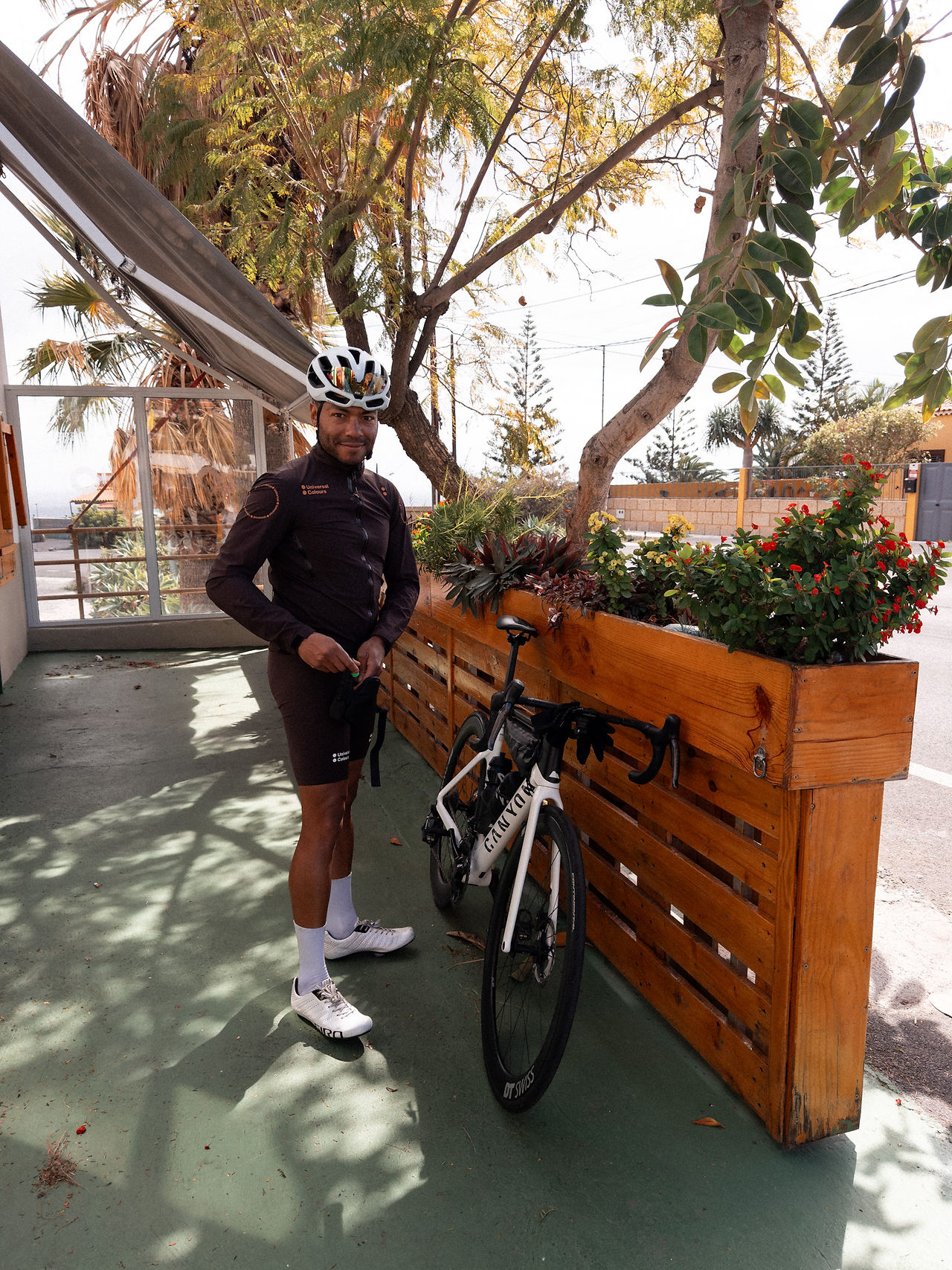 road cyclist in Tenerife
