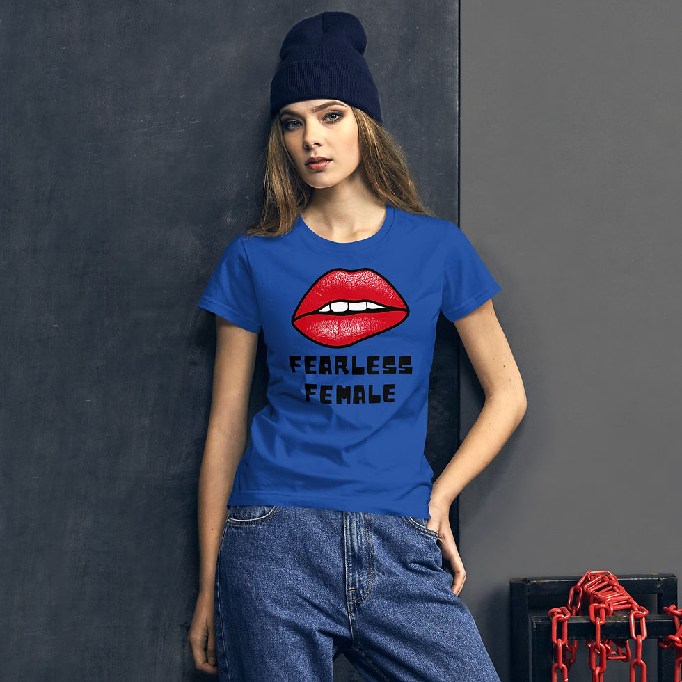 Thumbnail: Women's short sleeve 'Fearless Female' t-shirt