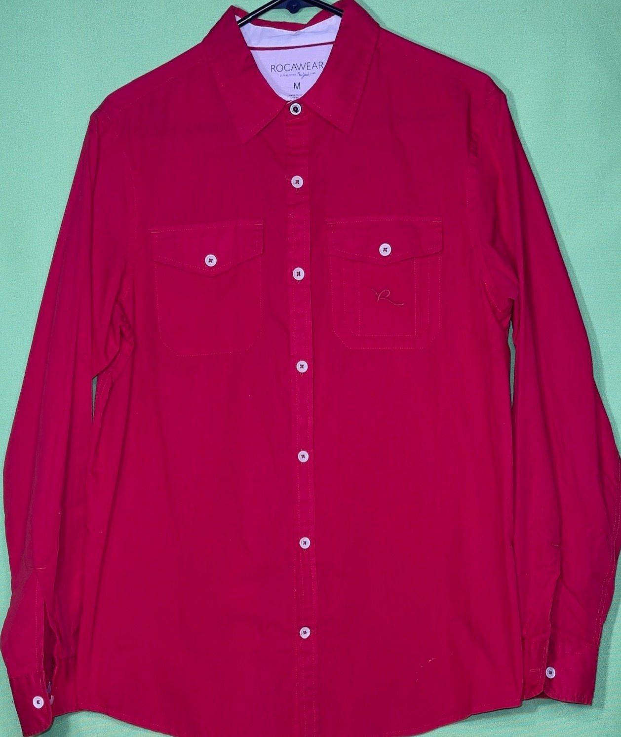 large button down