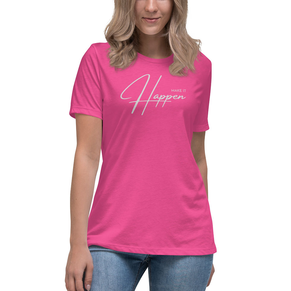Thumbnail: Women's Relaxed 'Make It Happen' T-Shirt