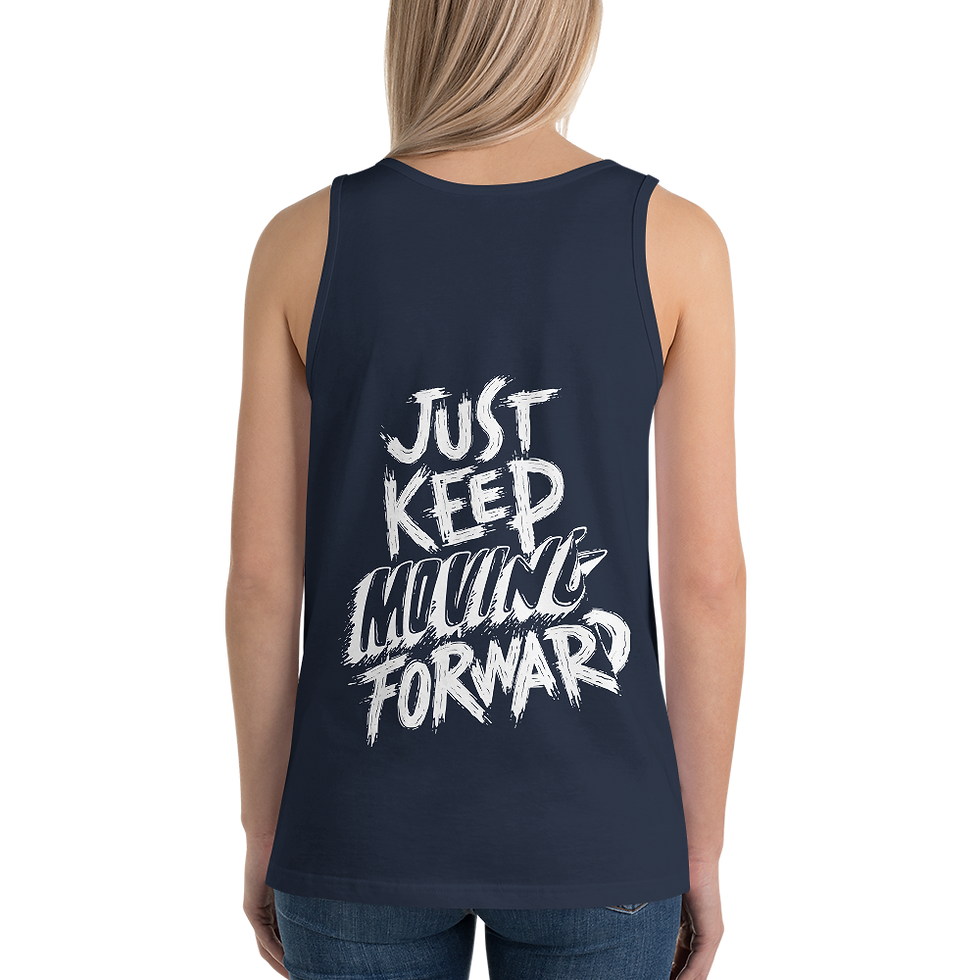 Thumbnail: Gym Just keep moving forward Tank Top