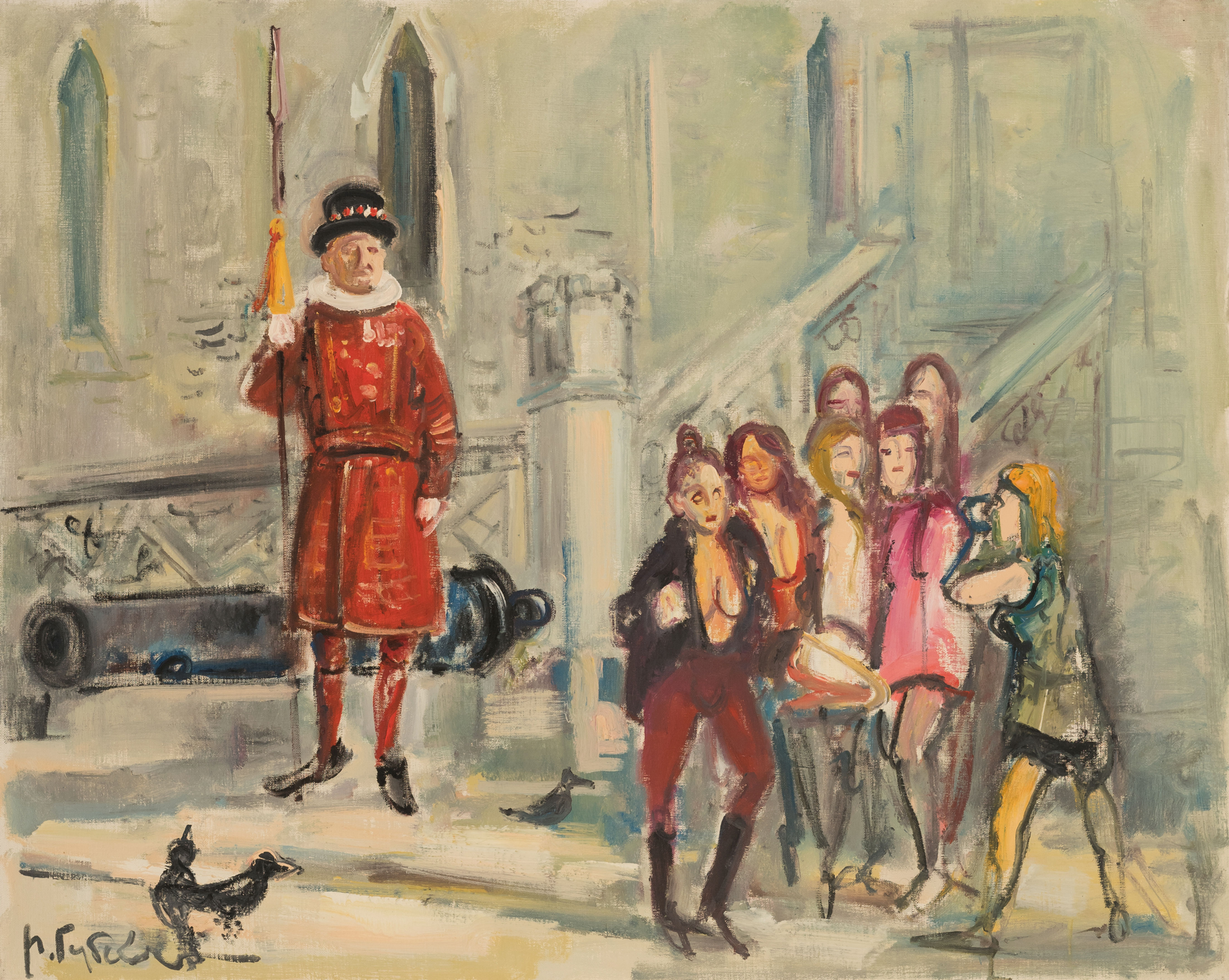 Todor. Photo for memory, 2002. Oil, canvas, 80x100 CM.