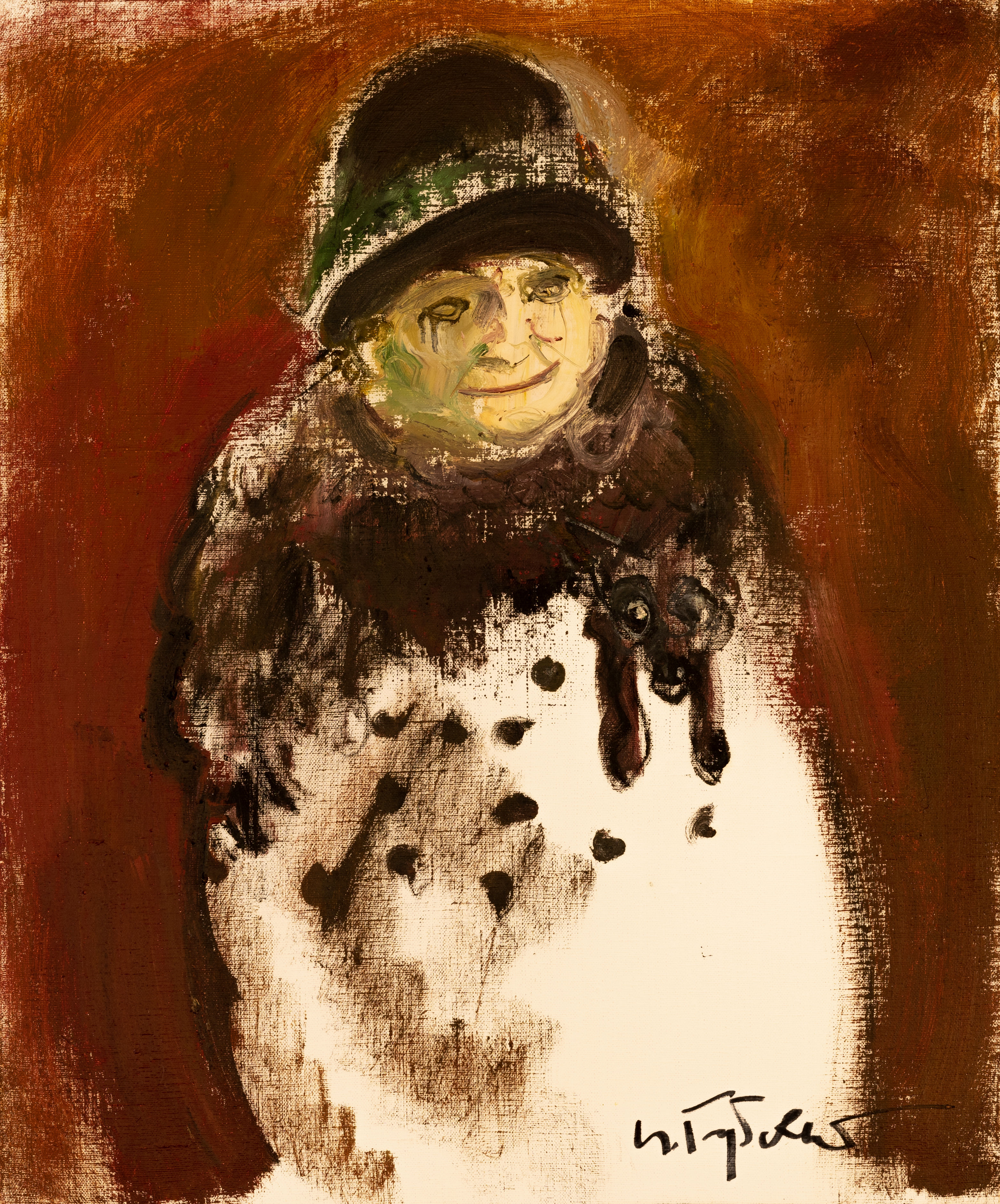 Мадам, 2002. Масло, полотно, 60х50 СМ.