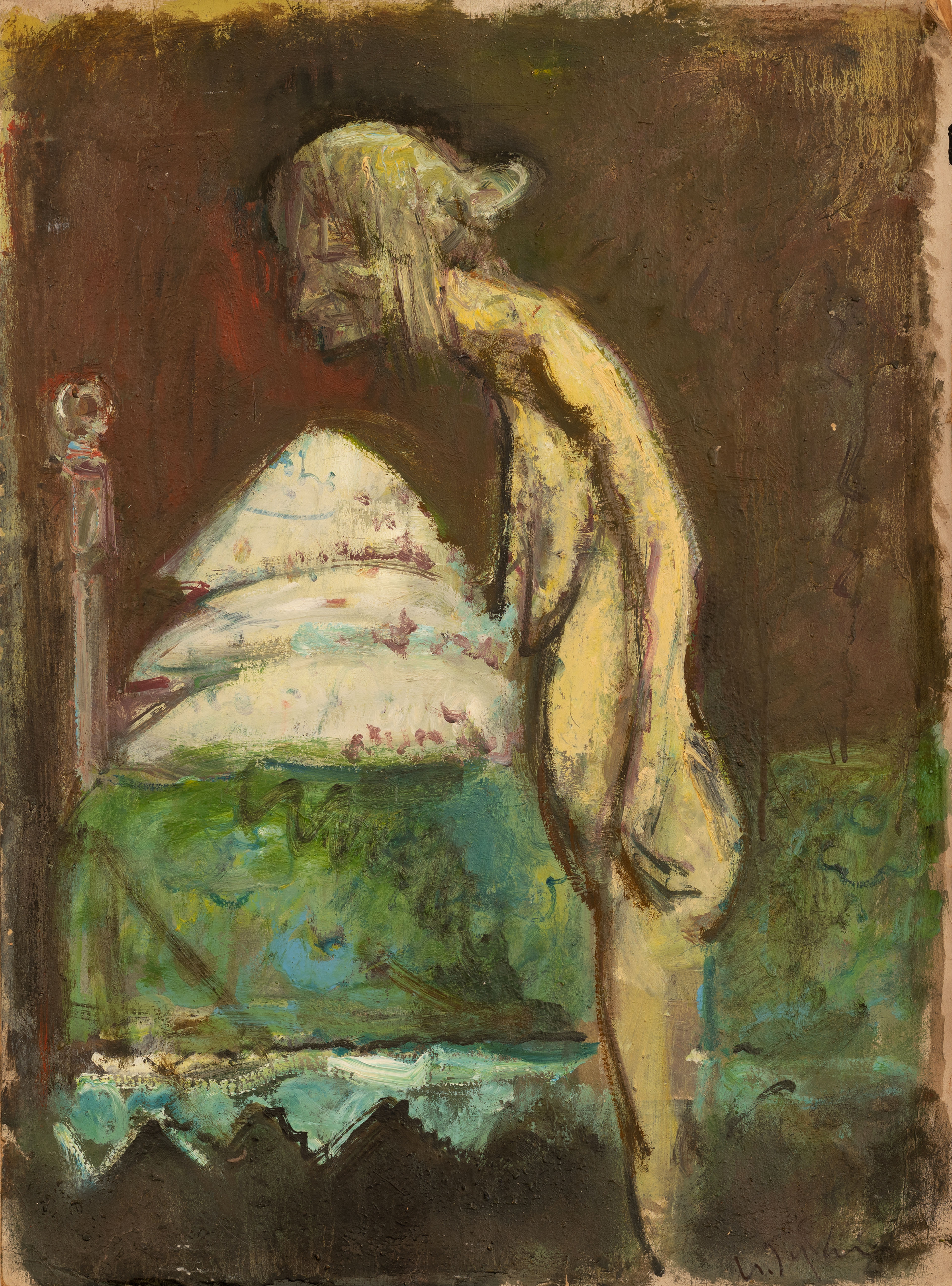 Стара, 1999. Масло, картон, 70х52 СМ.