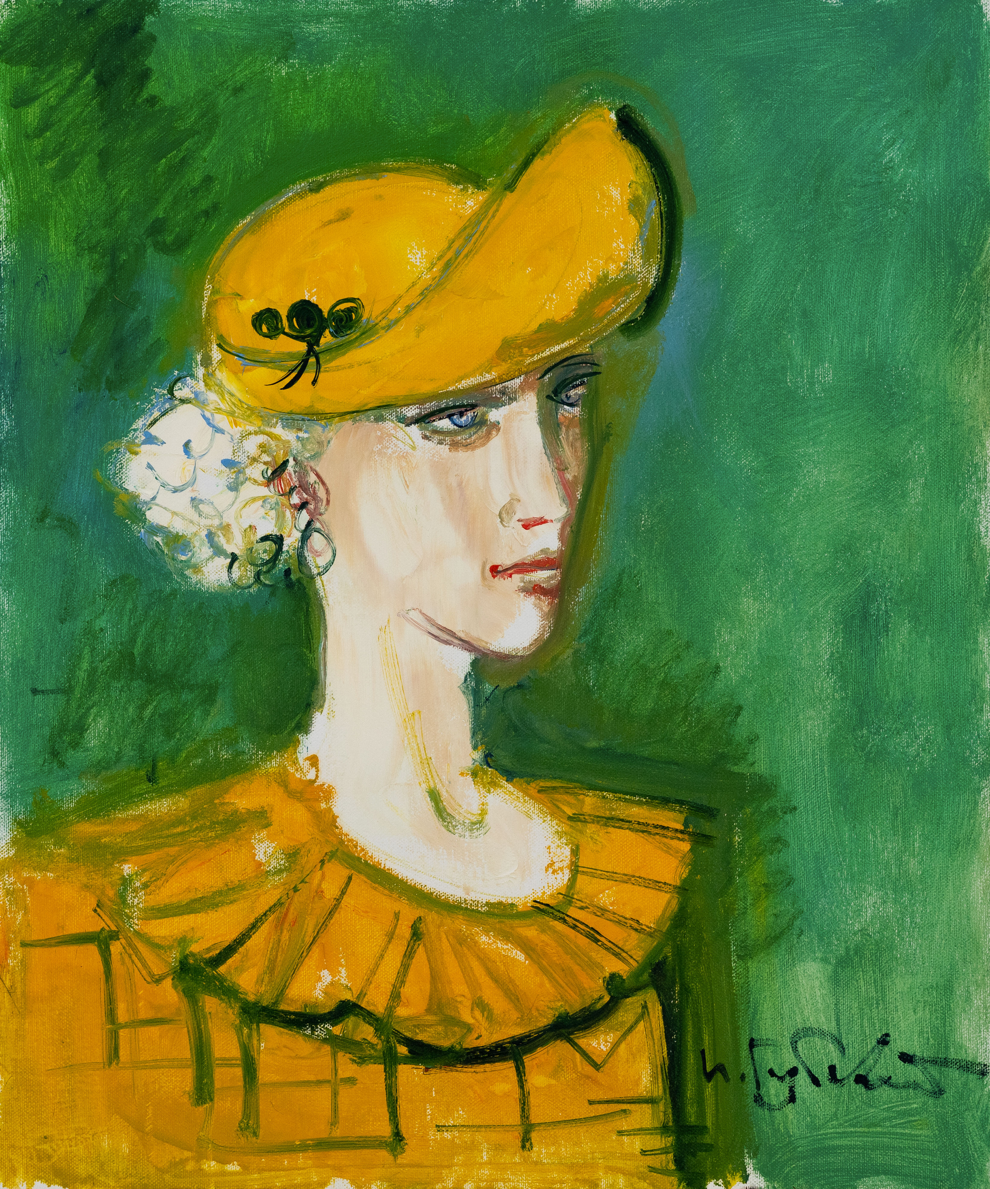 Foreign model, 2006. Oil, canvas, 60x50 CM.