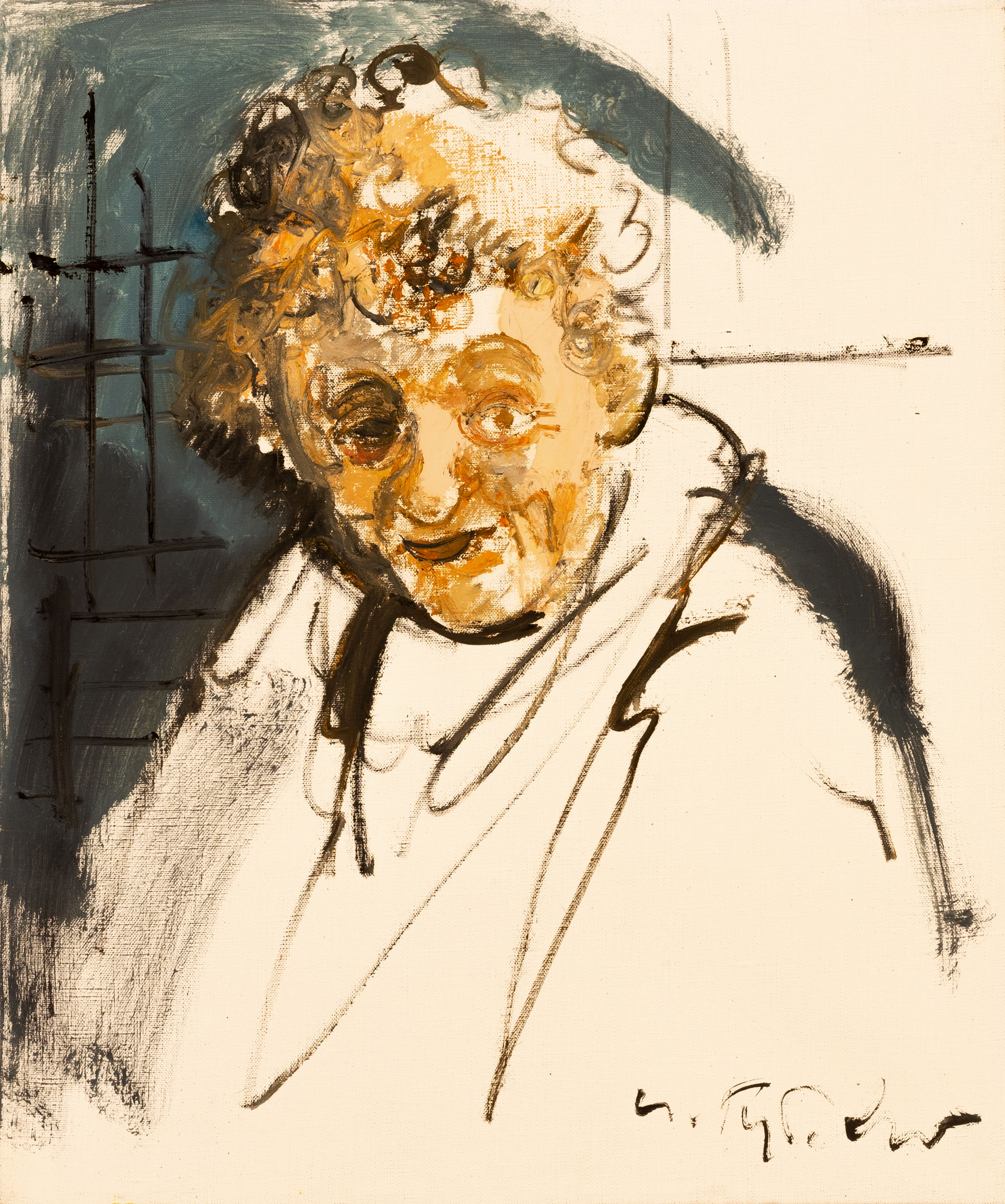 Юродивая, 2001. Масло, холст, 60х50 СМ.