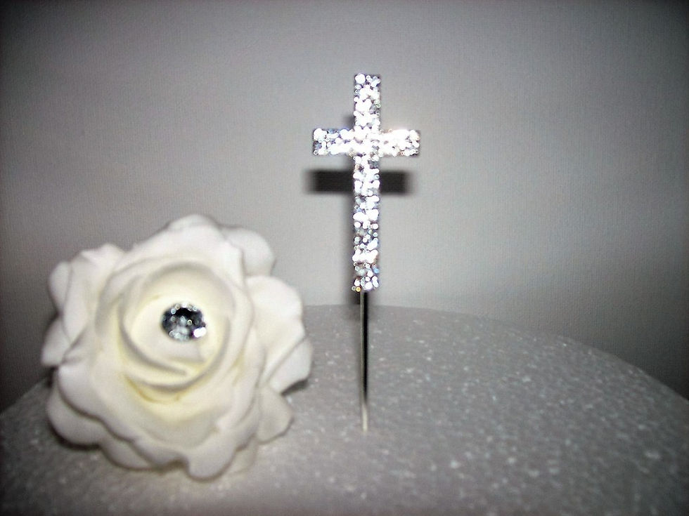 Thumbnail: Diamonte Cake Toppers For Hire